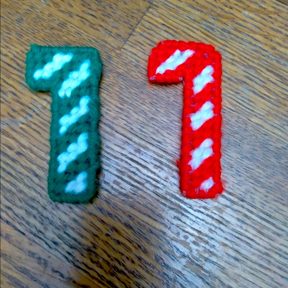 Candy Cane Christmas ornaments